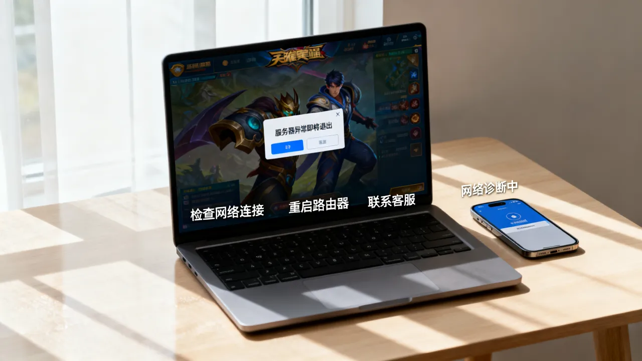 LOL为什么服务器异常即将退出，英雄联盟服务器异常怎么解决