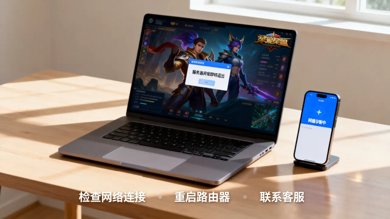 LOL为什么服务器异常即将退出，英雄联盟服务器异常怎么解决