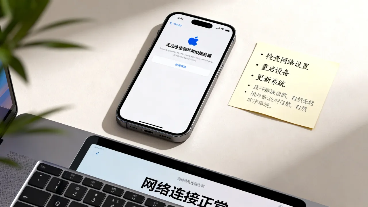 为什么连接苹果id服务器失败，苹果id服务器连接失败怎么解决