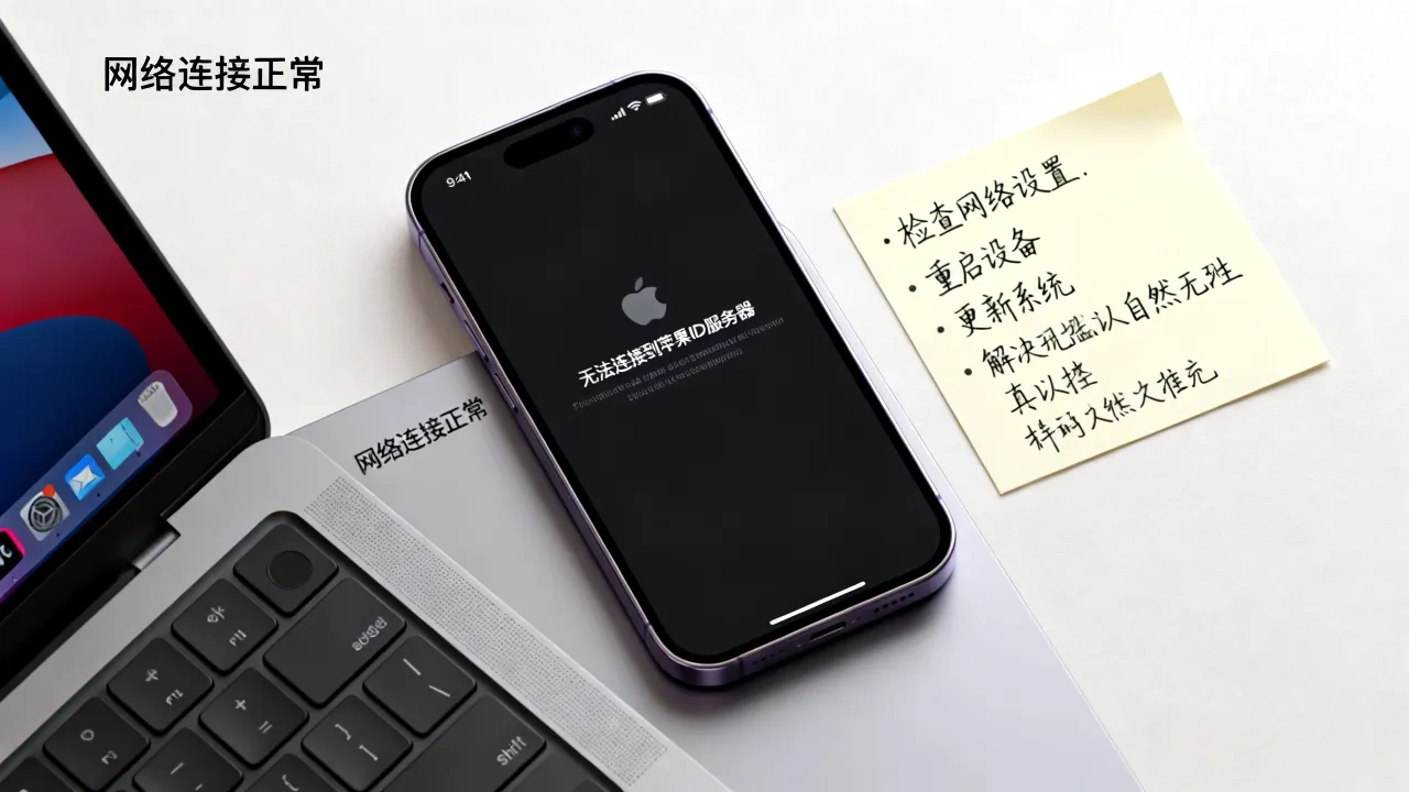 为什么连接苹果id服务器失败，苹果id服务器连接失败怎么解决