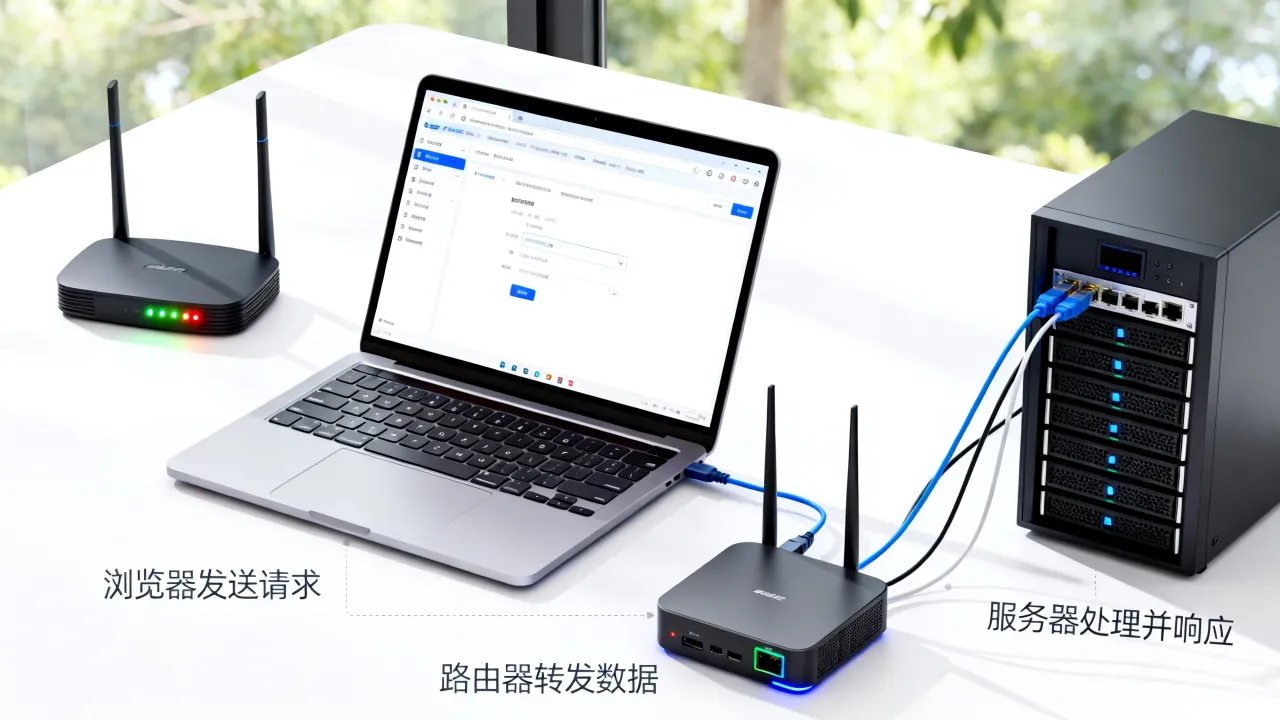 我们为什么能访问web服务器？访问Web服务器的原理是什么