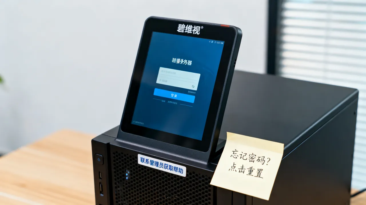 碧维视服务器登录密码是什么，忘记服务器登录密码怎么办？