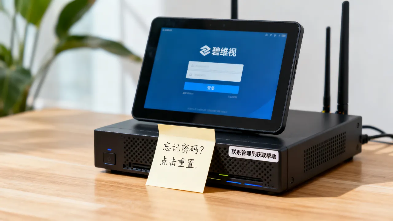 碧维视服务器登录密码是什么，忘记服务器登录密码怎么办？