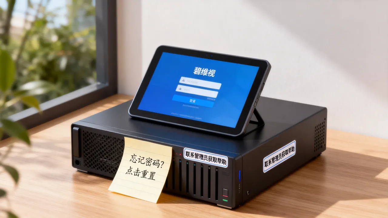 碧维视服务器登录密码是什么，忘记服务器登录密码怎么办？