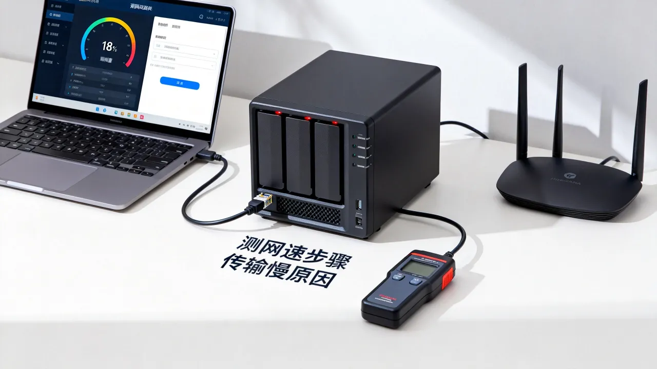 NAS服务器怎么测网速，为什么局域网传输慢？
