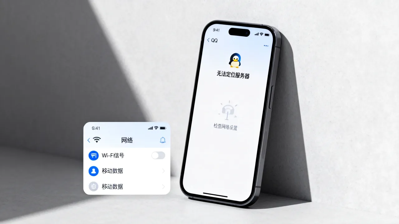 QQ里为什么无法定位服务器，无法定位服务器是什么原因？
