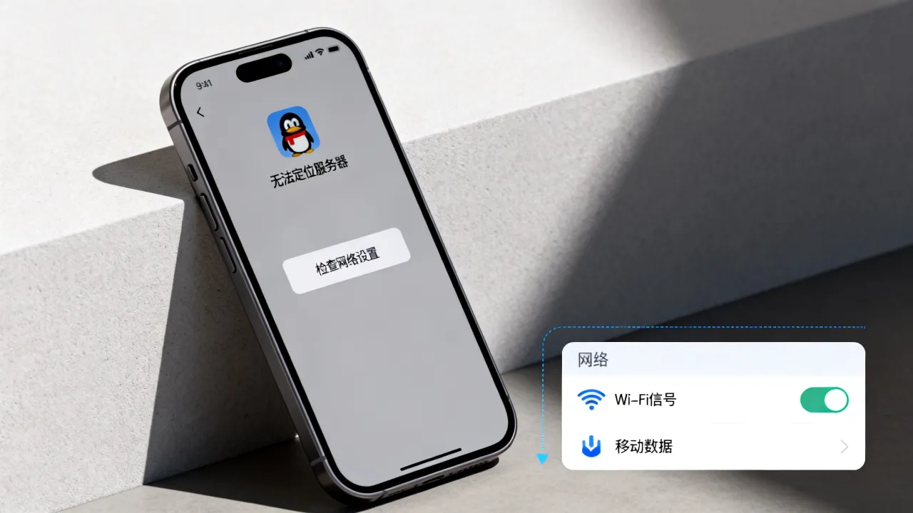 QQ里为什么无法定位服务器，无法定位服务器是什么原因？