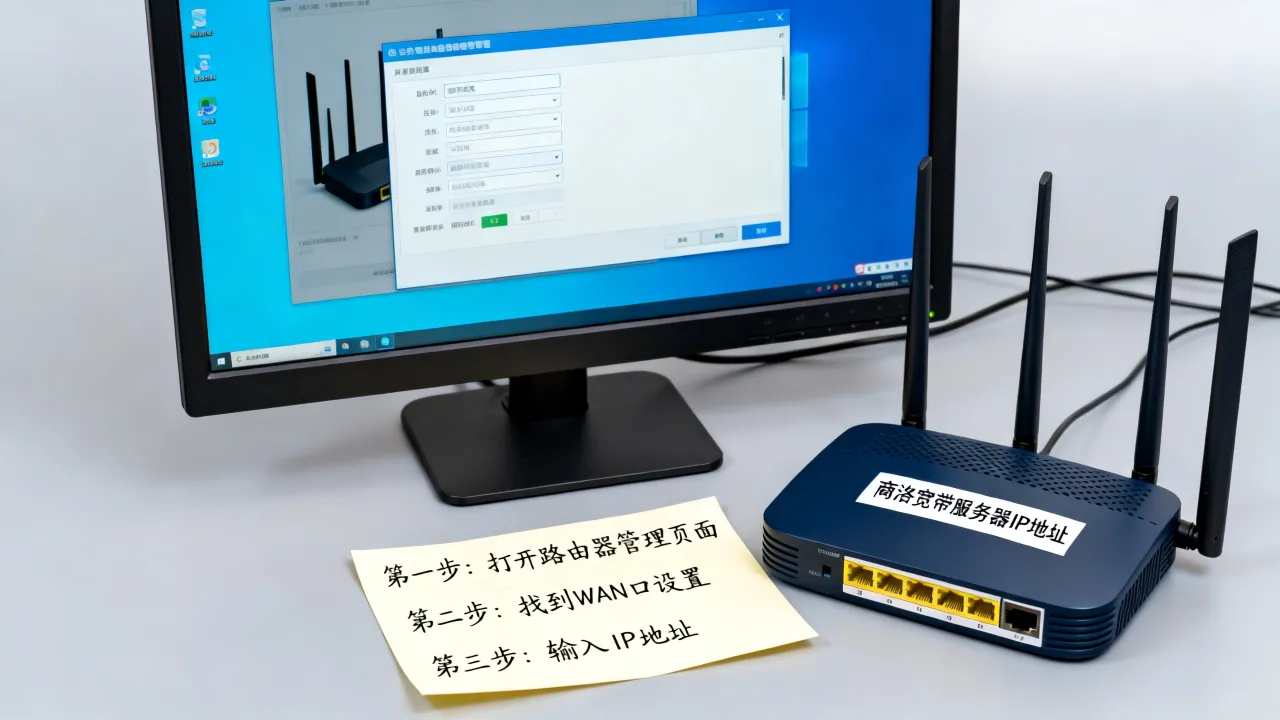 商洛宽带服务器IP地址怎么填写，如何设置
