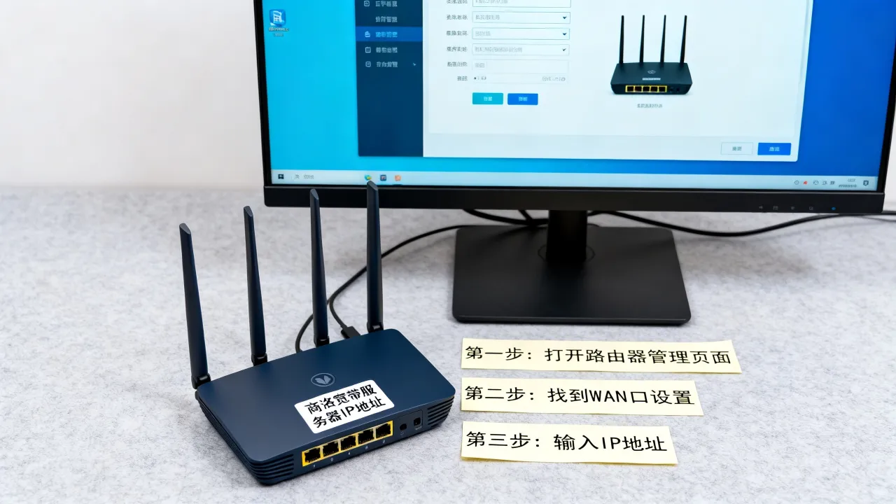 商洛宽带服务器IP地址怎么填写，如何设置