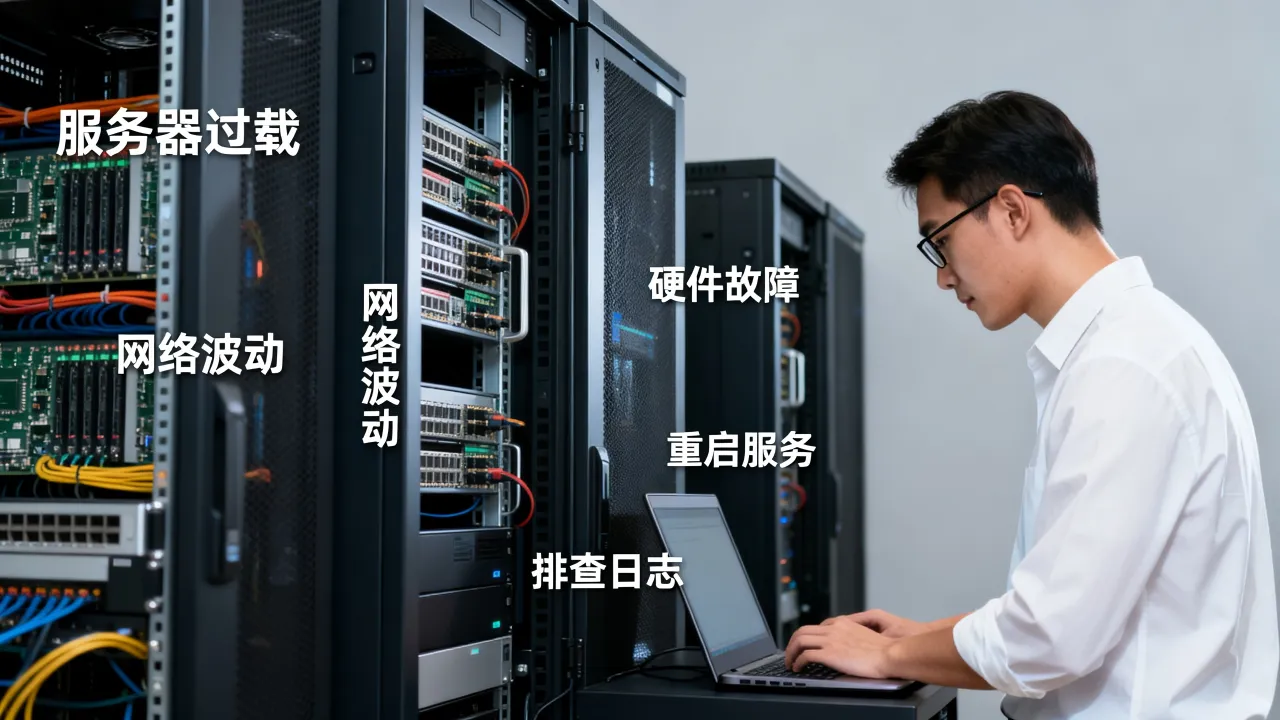 服务器为什么会崩，服务器崩溃怎么解决