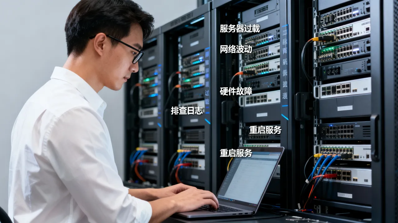 服务器为什么会崩，服务器崩溃怎么解决