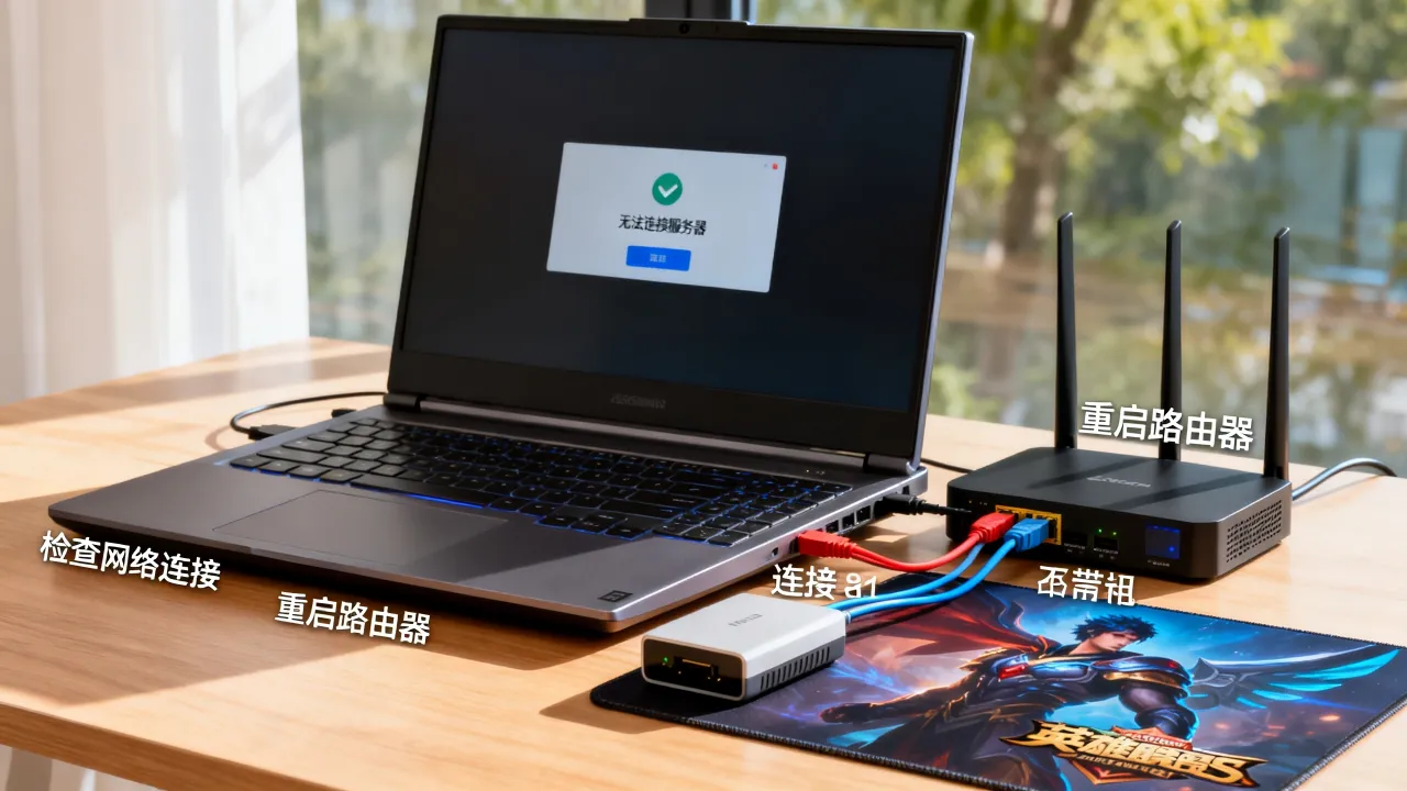 为什么LOL登陆时出现无法连接服务器，英雄联盟进不去游戏怎么解决