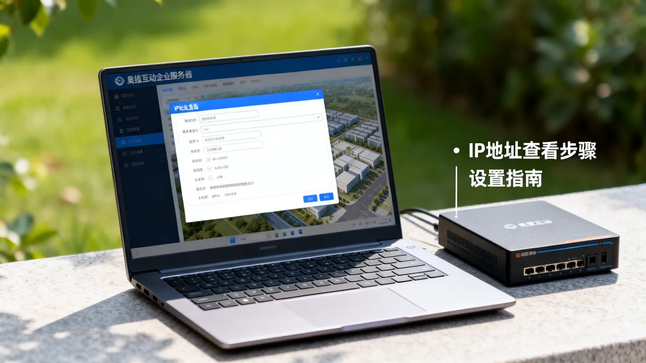 奥维互动企业服务器IP地址在哪里查看？，如何设置