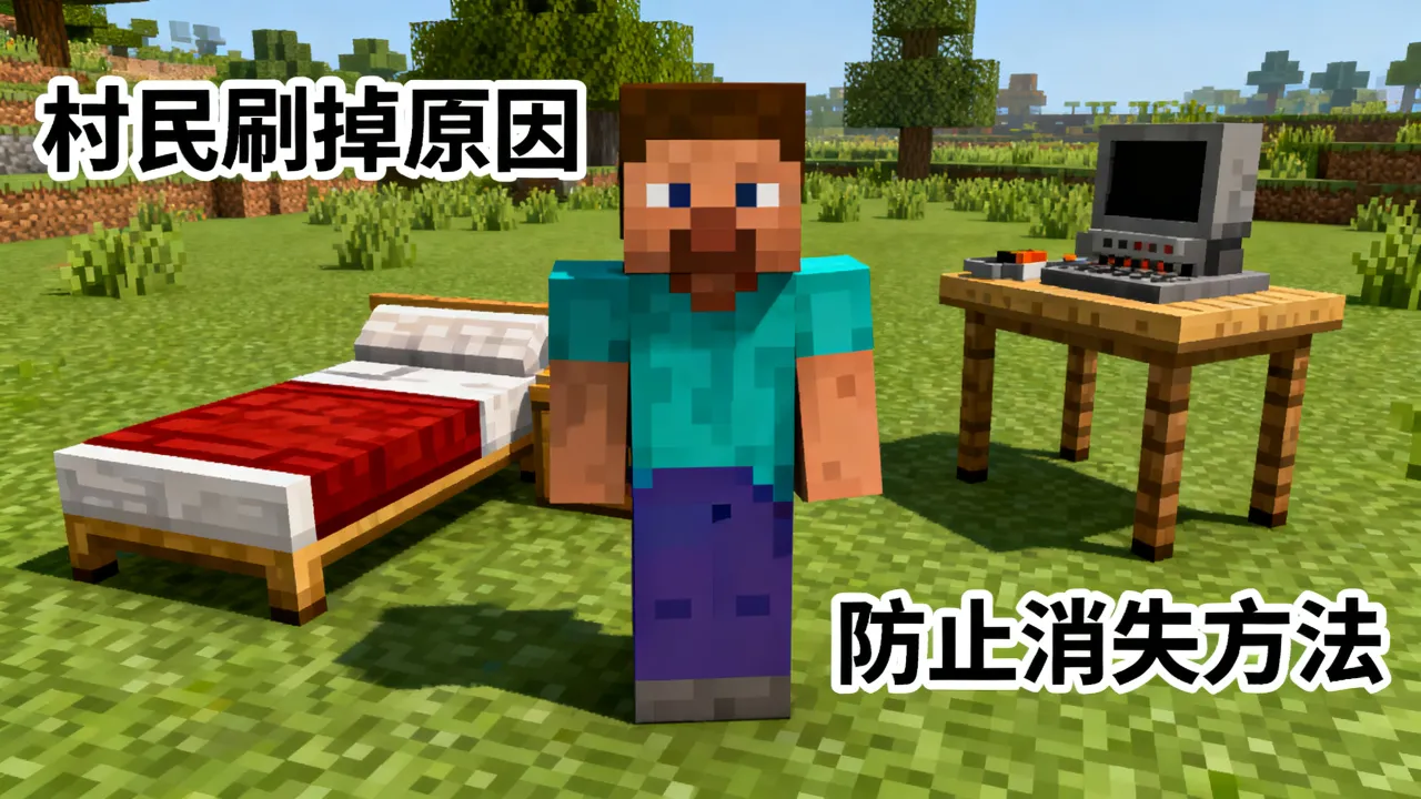 为什么mc服务器会把村民刷掉，怎么防止村民消失？