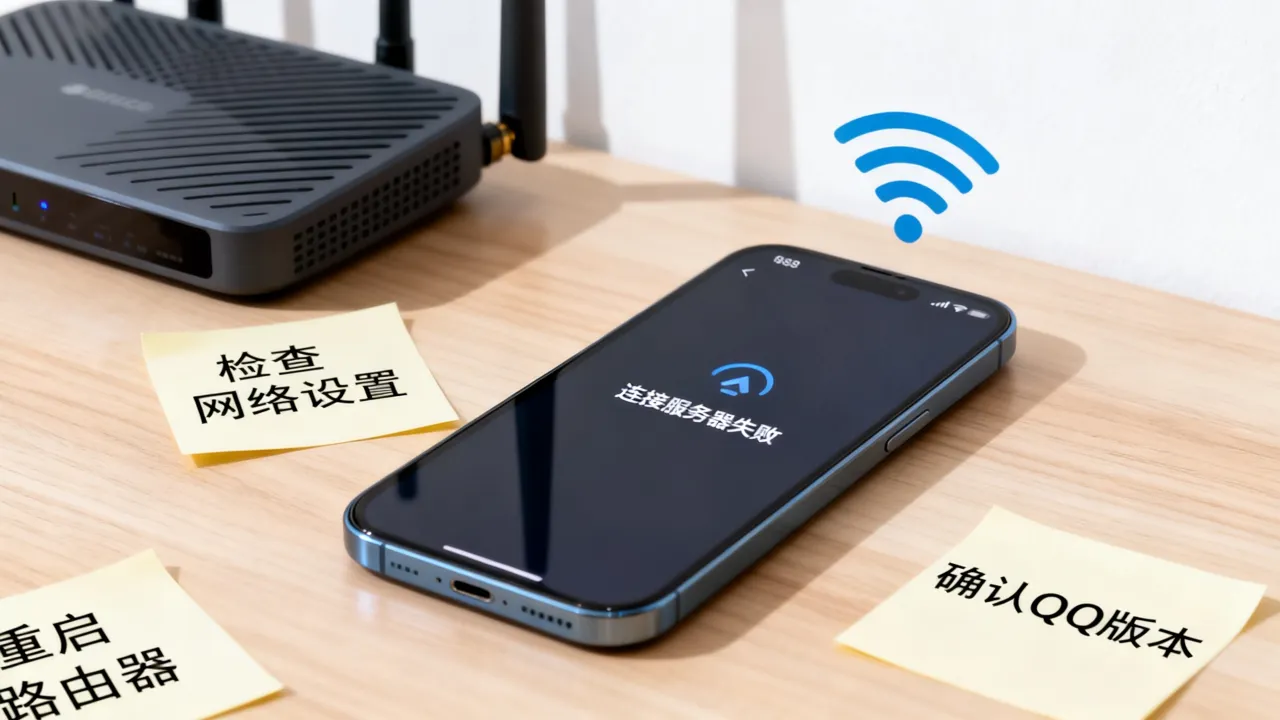 为什么手机QQ打不开连接服务器,QQ连接不上服务器怎么办?