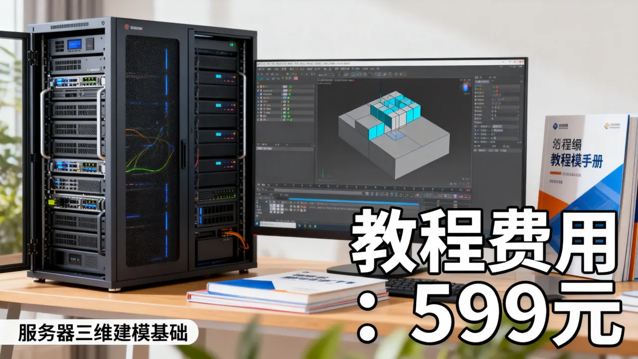 服务器三维是什么？服务器三维建模教程多少钱