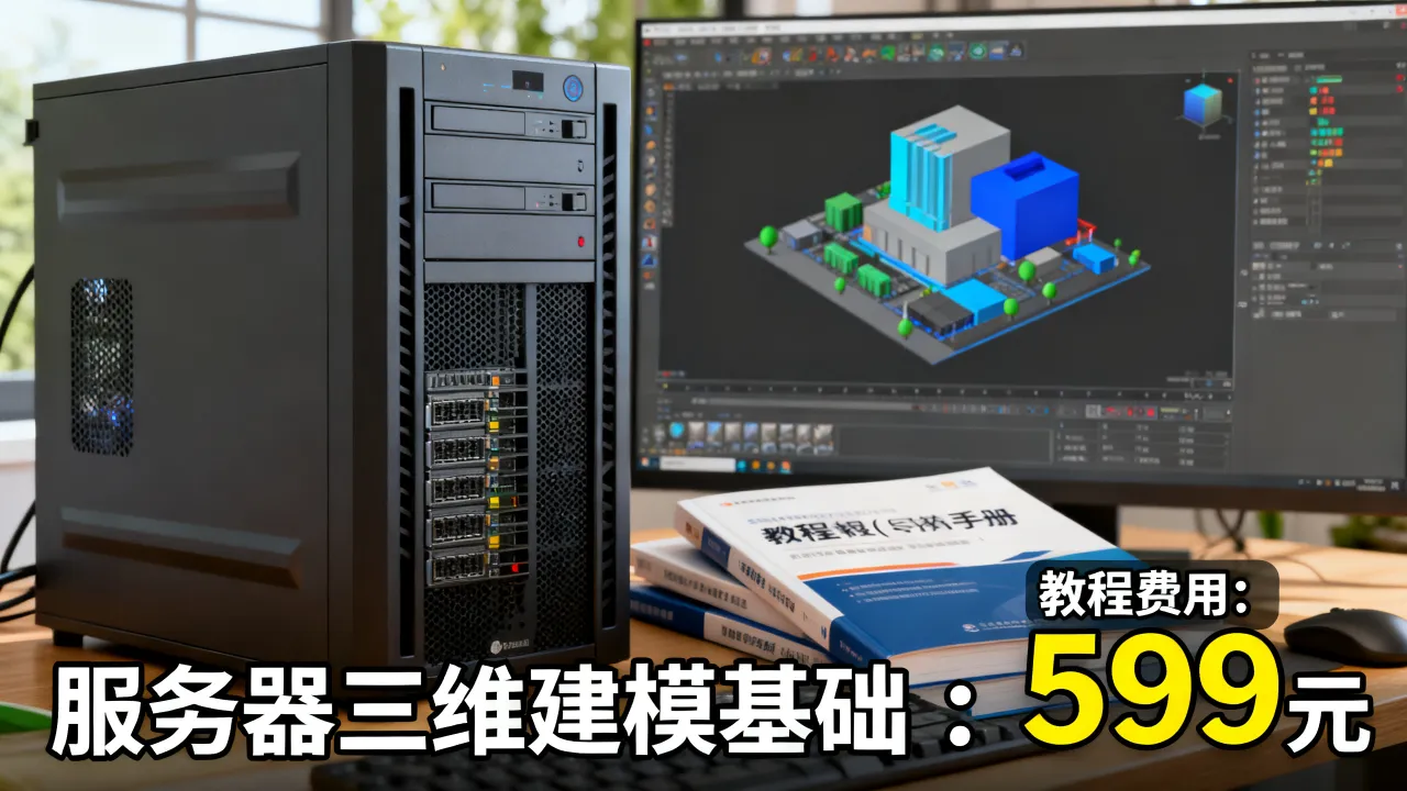 服务器三维是什么？服务器三维建模教程多少钱