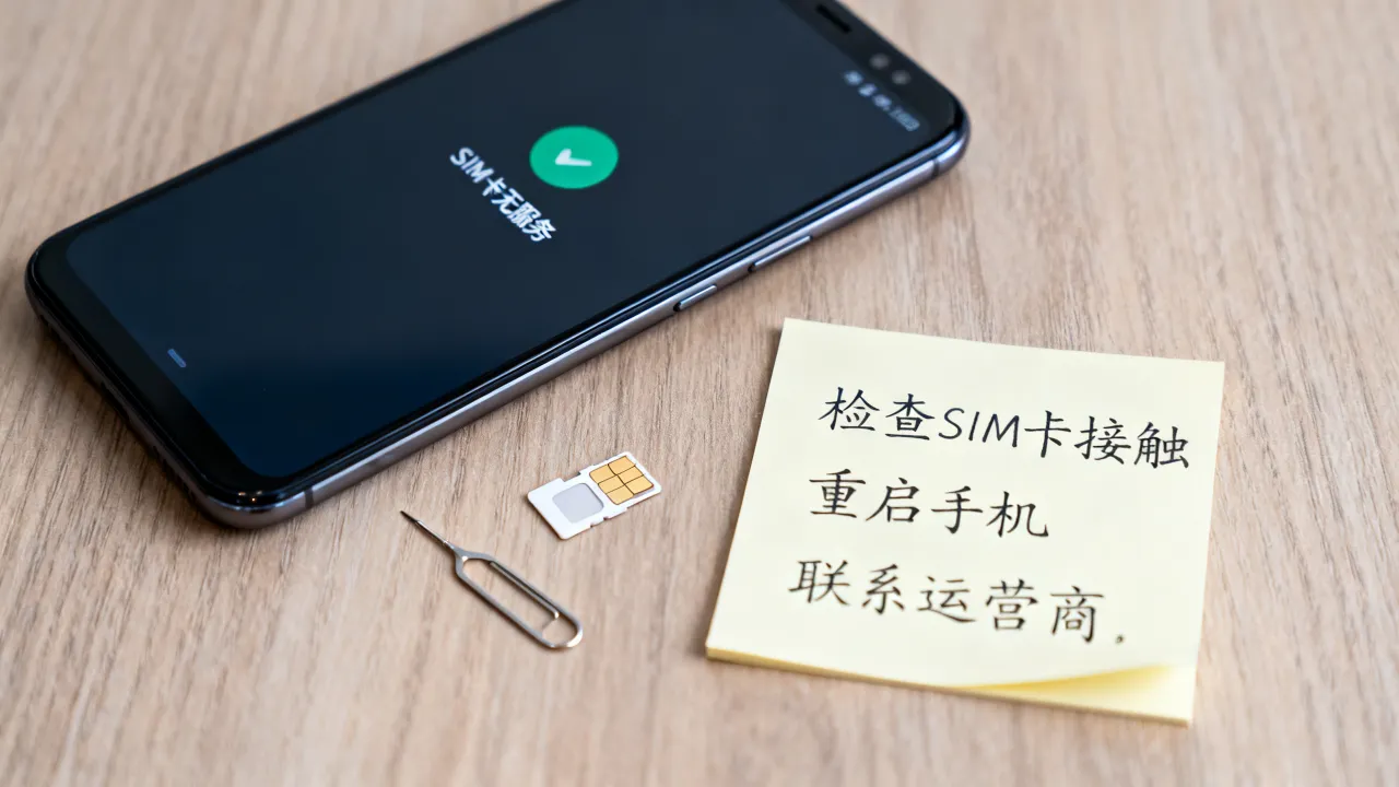 为什么手机显示SIM卡无服务器，手机SIM卡无服务怎么解决？