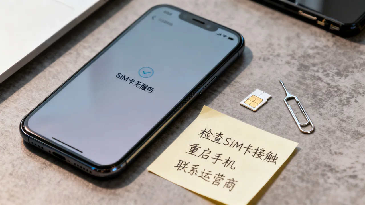 为什么手机显示SIM卡无服务器，手机SIM卡无服务怎么解决？