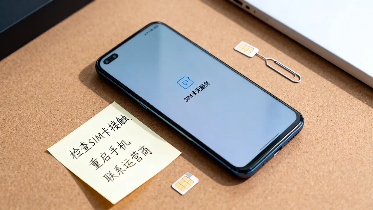 为什么手机显示SIM卡无服务器，手机SIM卡无服务怎么解决？