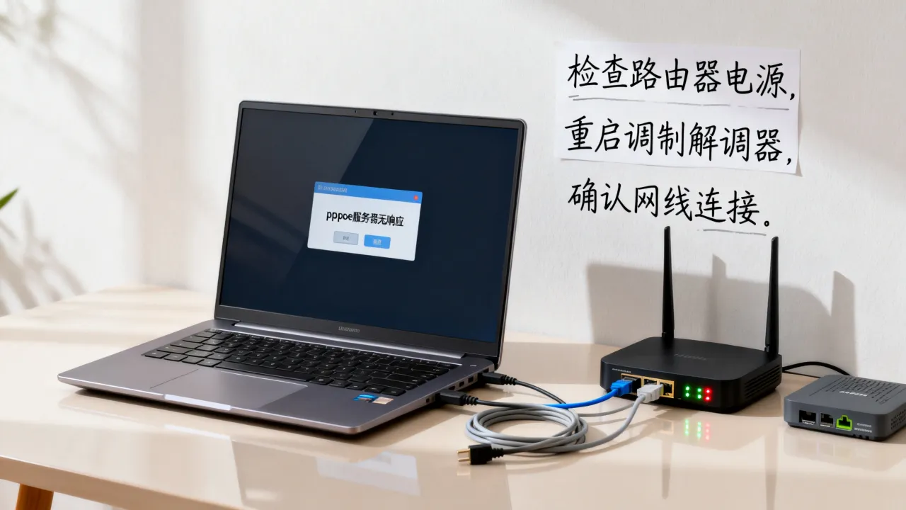 电脑宽带连接pppoe服务器无响应怎么解决？如何快速修复网络故障