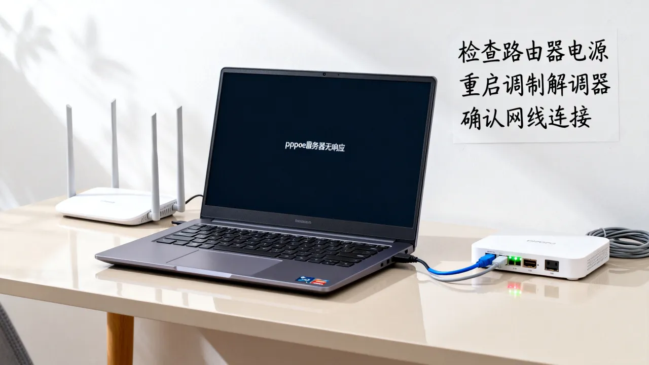 电脑宽带连接pppoe服务器无响应怎么解决？如何快速修复网络故障