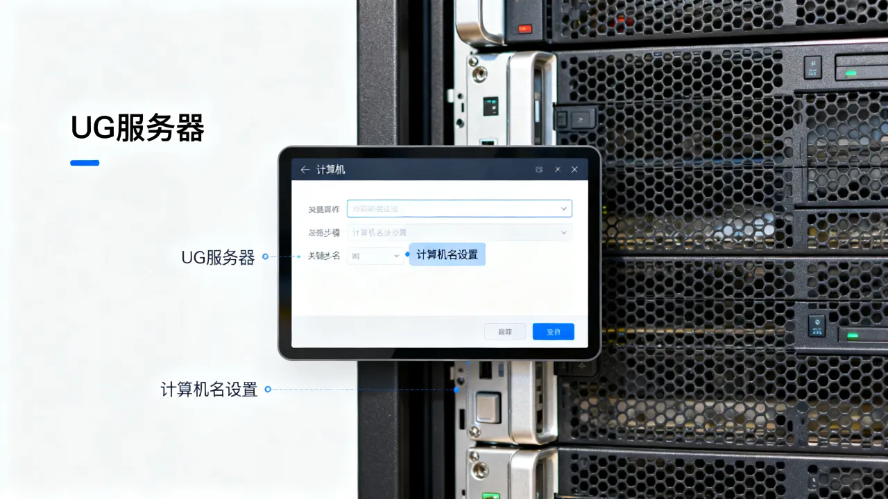 UG服务器为什么不是计算机名？UG服务器计算机名怎么设置？