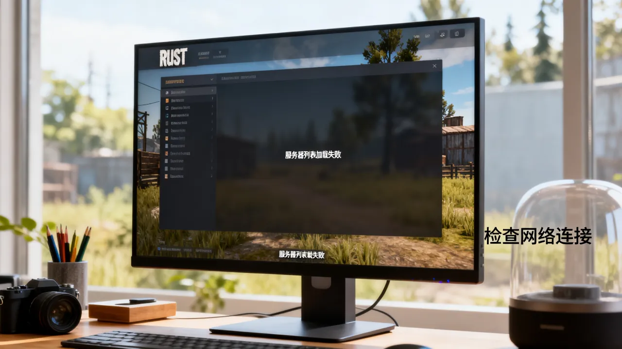 rust为什么显示不出0个服务器，rust服务器列表加载不出来怎么办