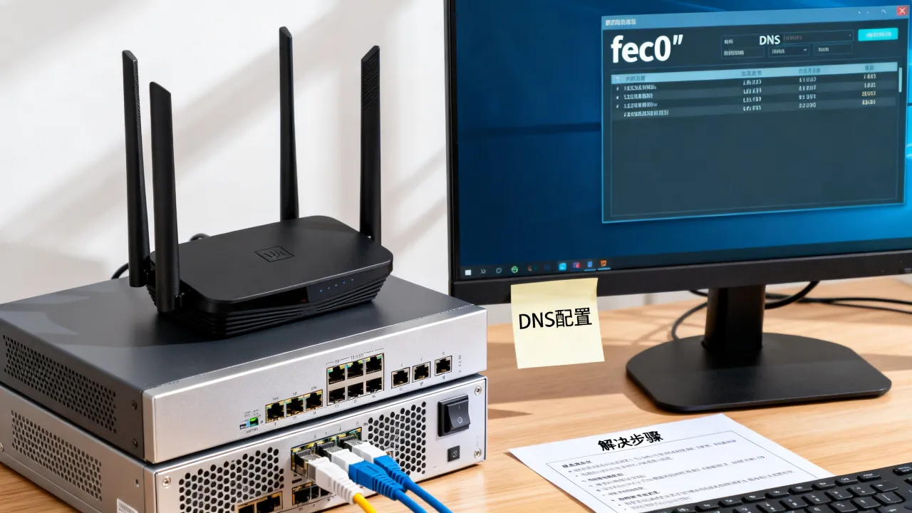 DNS服务器为什么会是fec0，DNS显示fec0怎么解决？