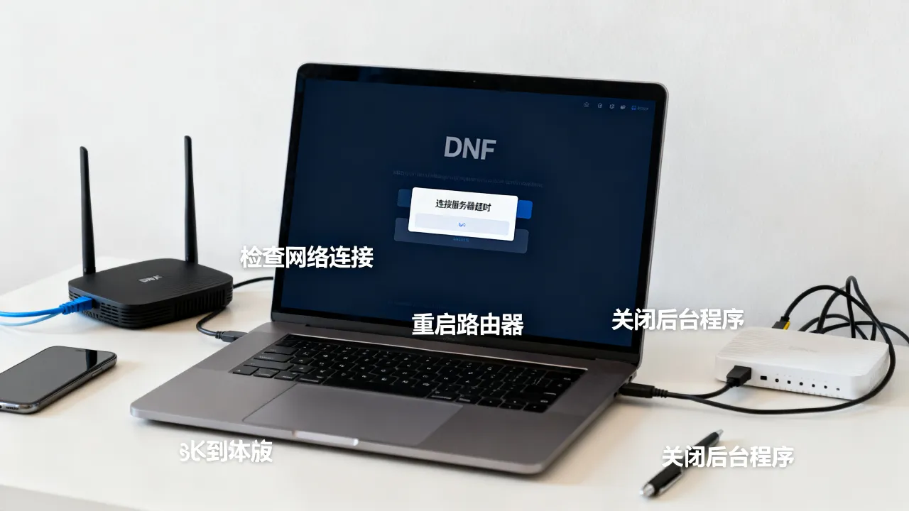 为什么dnf登陆总是连接服务器，dnf连接服务器超时怎么解决？