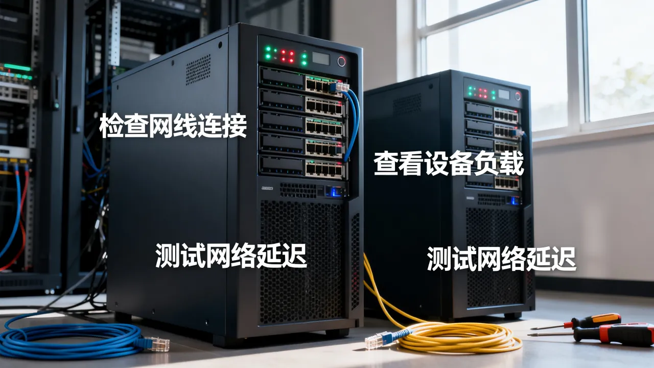 两台服务器网速很慢怎么解决，服务器网速慢延迟高怎么办？