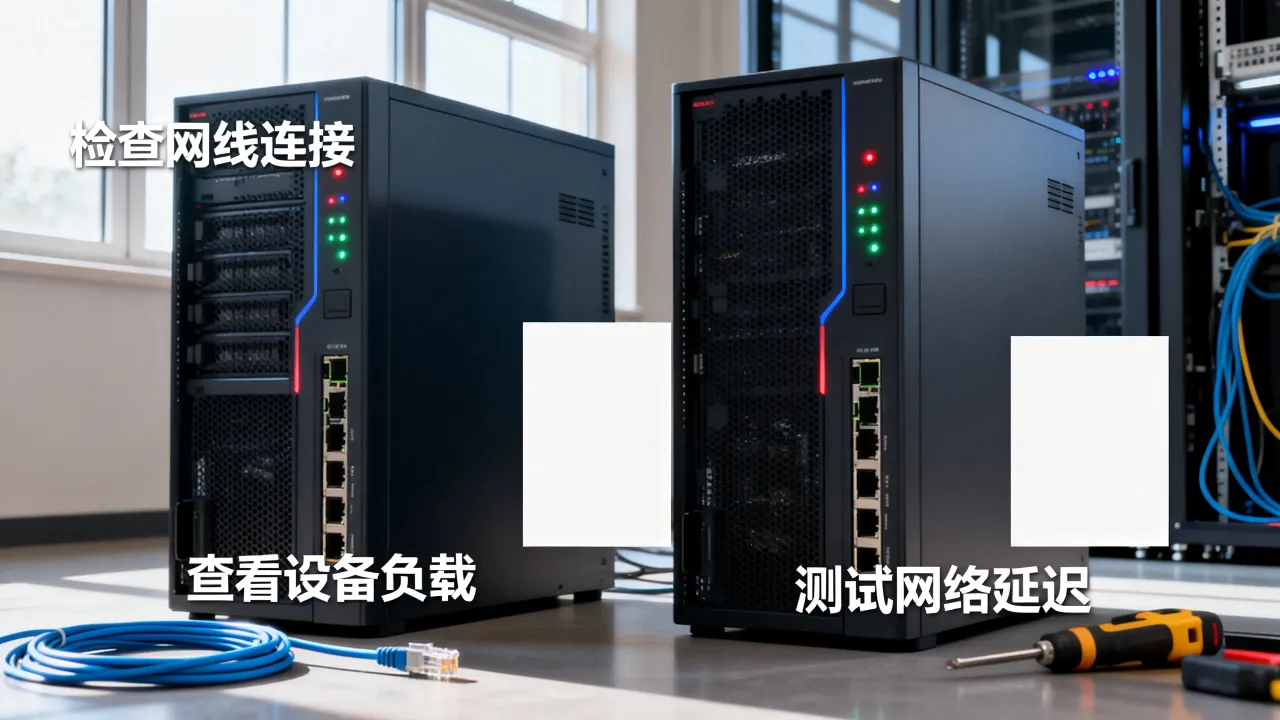 两台服务器网速很慢怎么解决，服务器网速慢延迟高怎么办？
