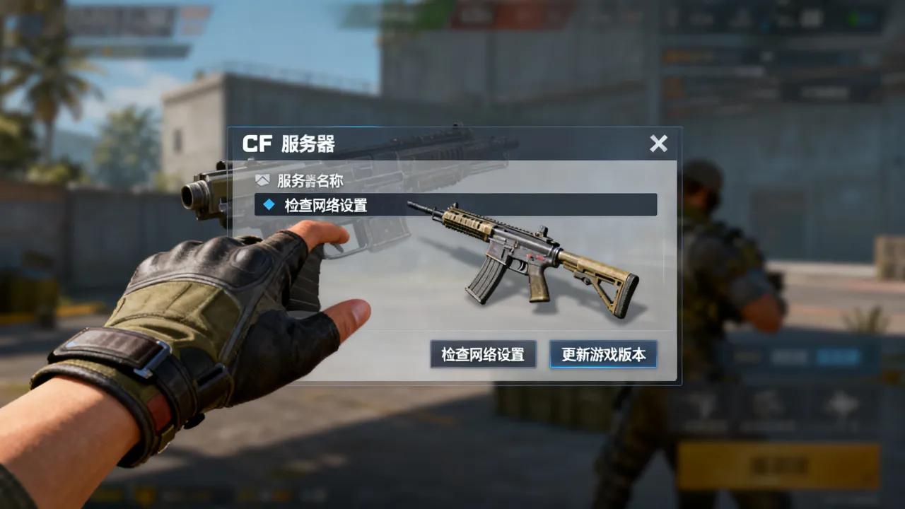 CF为什么不显示服务器的名字，cf不显示服务器名称怎么解决