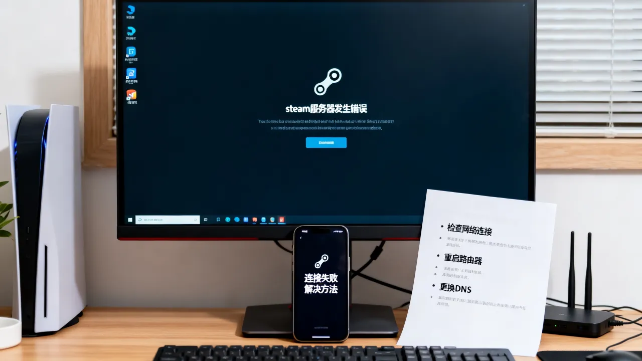 steam为什么服务器发生错误,steam服务器连接失败解决方法