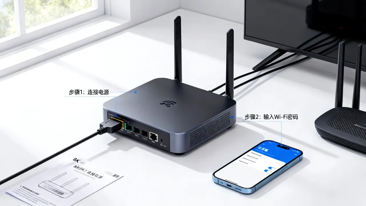 无线宽带机顶盒服务器怎么设置，连不上怎么办？