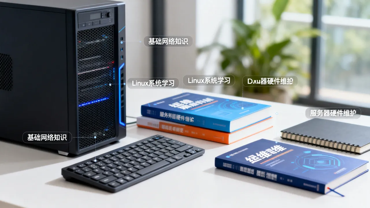 服务器运维入门自学要学哪些内容，零基础从哪里开始？