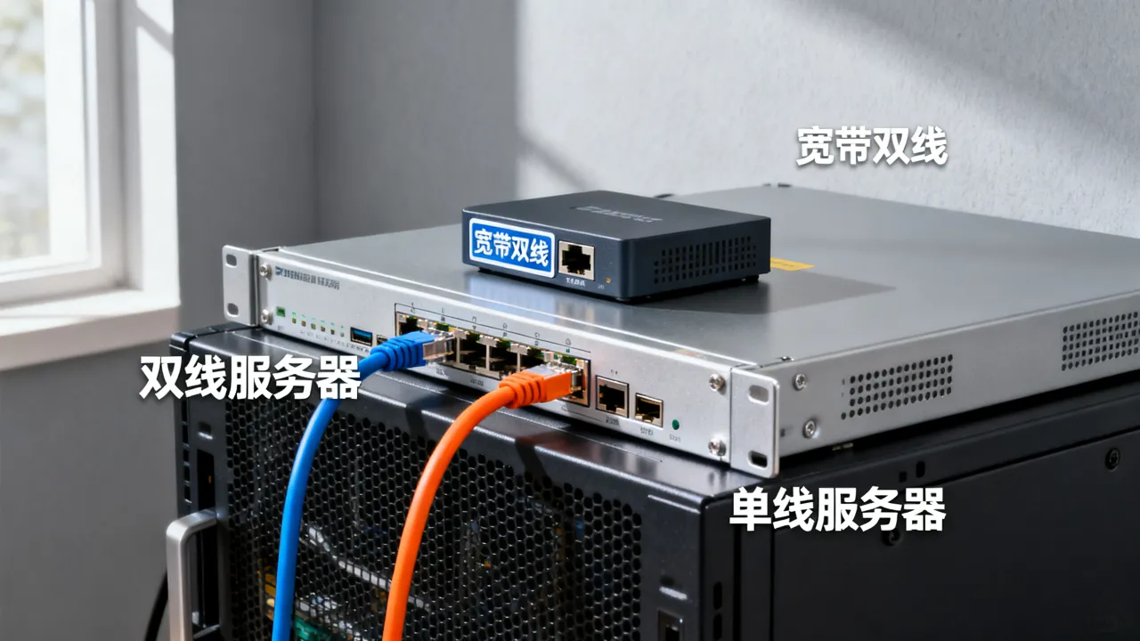 宽带双线服务器是什么意思，双线服务器和单线服务器有什么区别