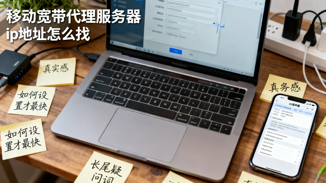 移动宽带代理服务器ip地址怎么找？如何设置才最快，长尾疑问词