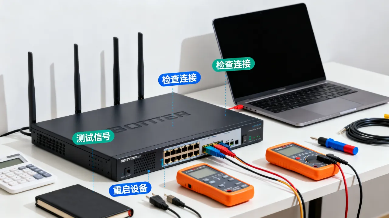 宽带服务器显示不正常是什么原因，如何排查解决？