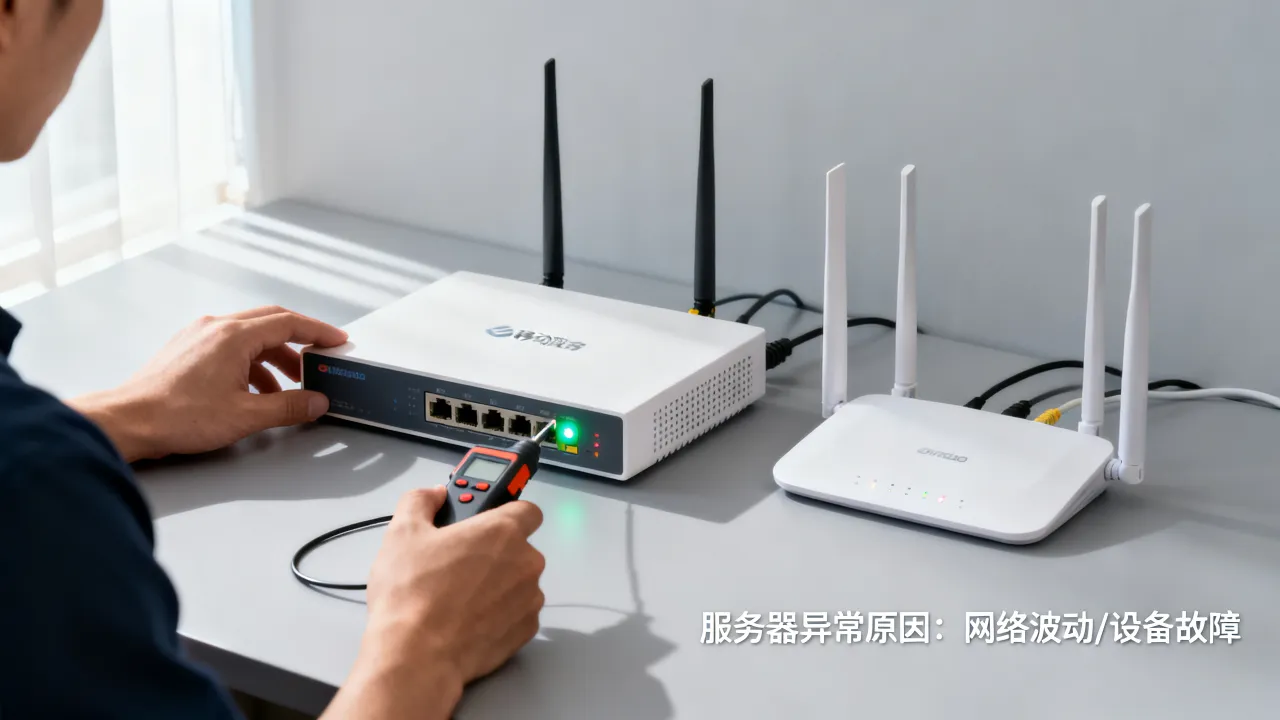 移动宽带客户服务器异常怎么办，是什么原因导致？