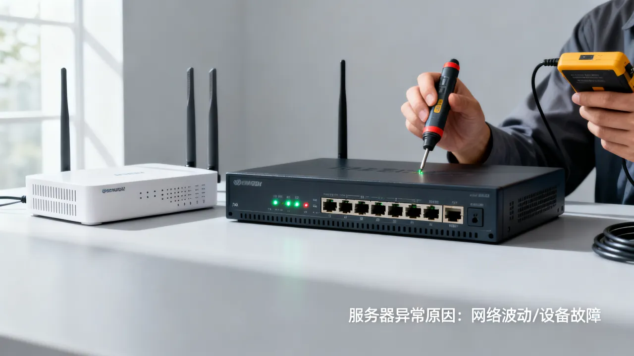 移动宽带客户服务器异常怎么办，是什么原因导致？