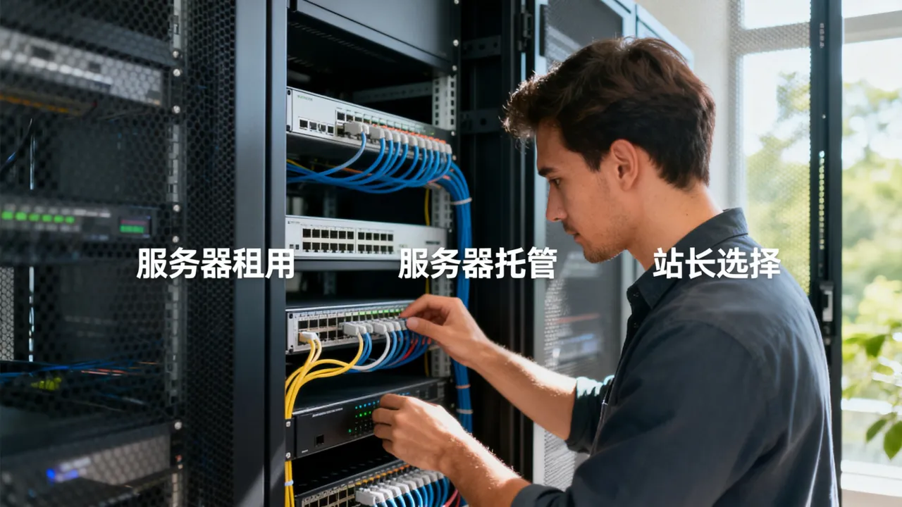 站长为什么选择服务器，服务器租用好还是托管好