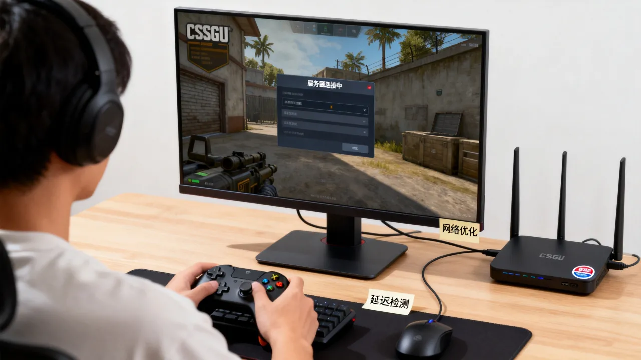 csgo为什么进服务器那么慢，进csgo服务器延迟高怎么解决