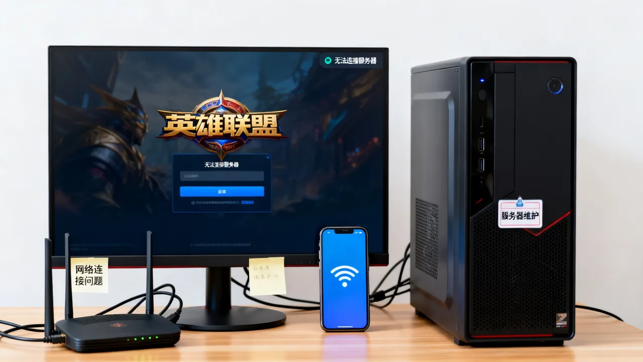 为什么LOL进不去游戏服务器，LOL进不去服务器是什么原因？