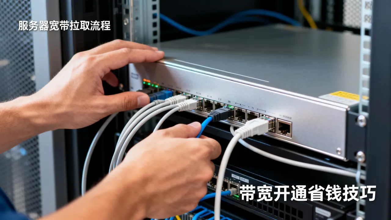 服务器的宽带怎么拉的，服务器带宽怎么开通更省钱？