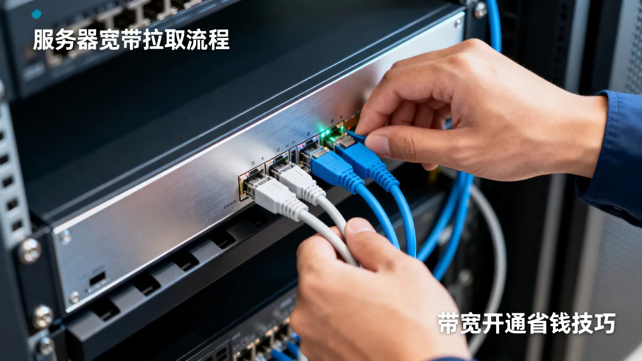 服务器的宽带怎么拉的，服务器带宽怎么开通更省钱？