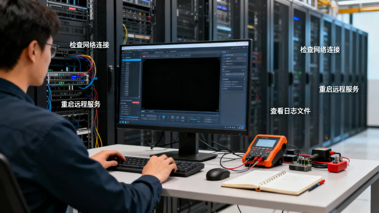 服务器运维远程黑屏怎么办？解决黑屏故障的实用方法