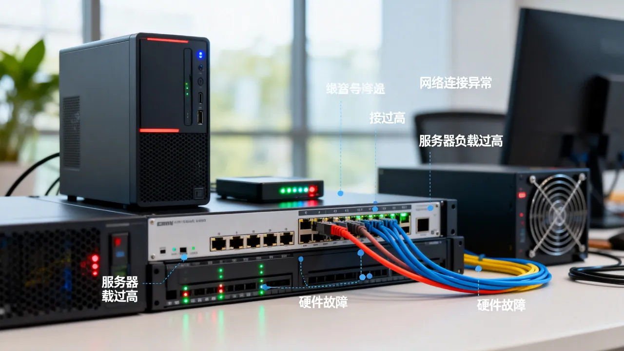 为什么服务器不响应，服务器不响应是什么原因怎么解决