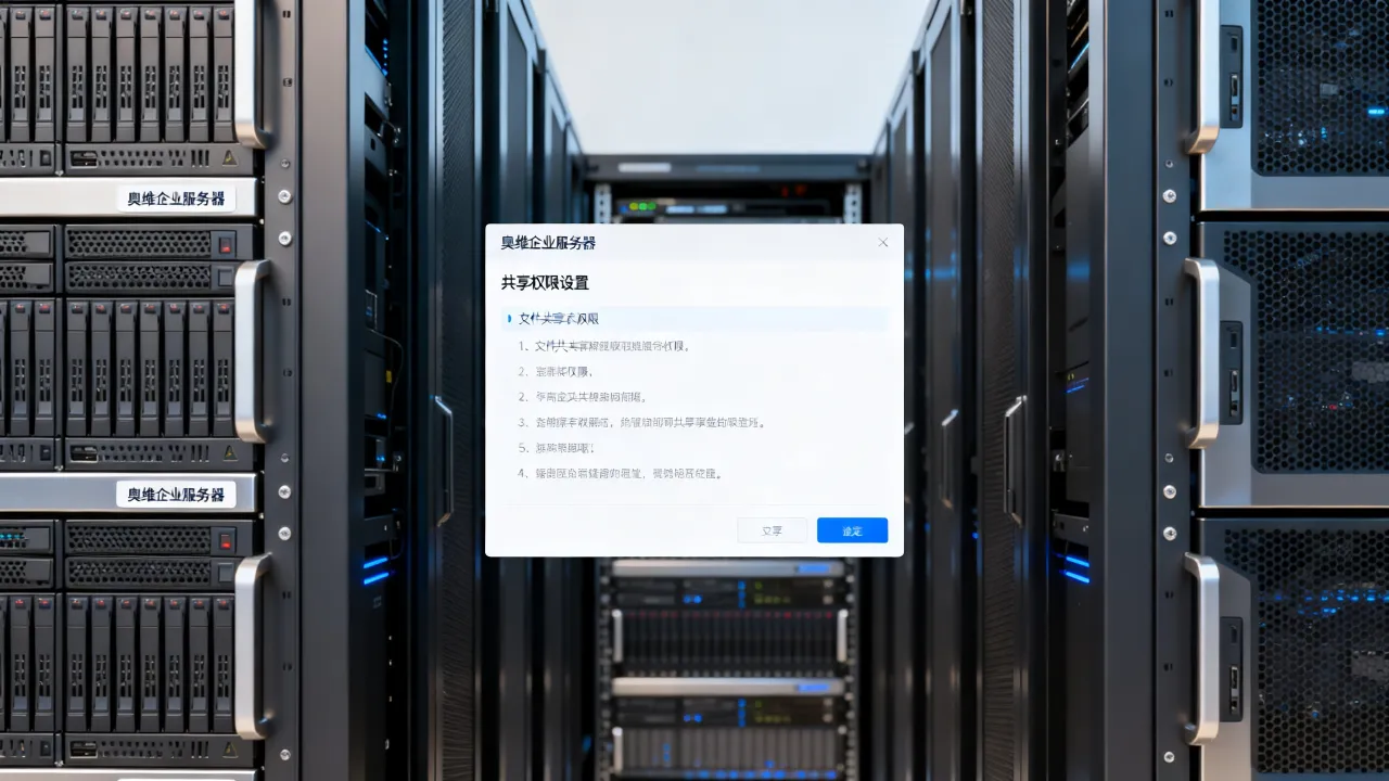 奥维企业服务器分享怎么用？，企业服务器共享文件权限设置方法