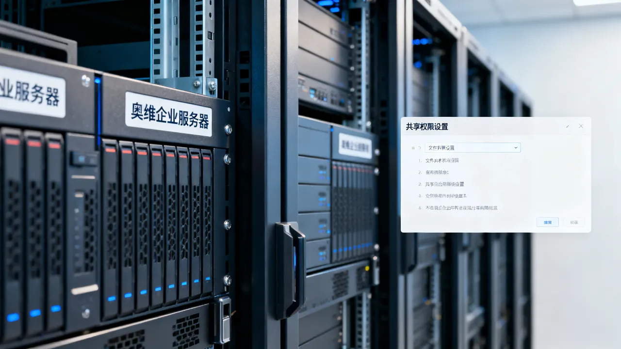 奥维企业服务器分享怎么用？，企业服务器共享文件权限设置方法